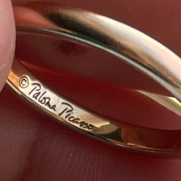 Tiffany & Co. Pink Sapphire Spinel Sugar Stack Ring 18k Rose Gold, sz 6 - Picture 5 of 5